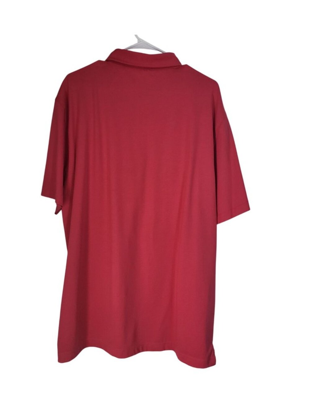 LINKSOUL Men's XL Red Golf Polo Shirt Athleisure Business Casual Pocket - Picture 2 of 7